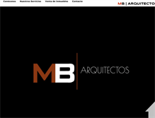 Tablet Screenshot of mbarquitectos.com.mx